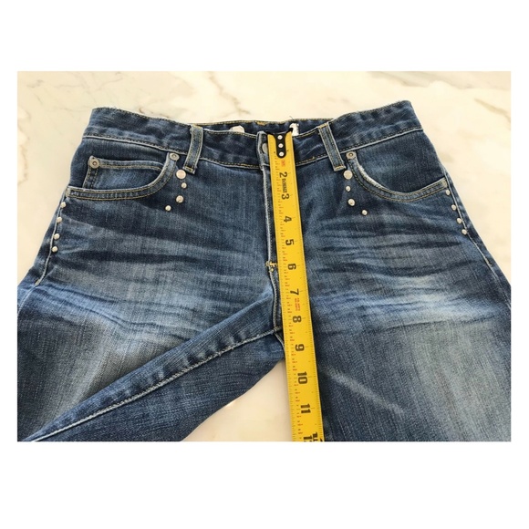 PAPER DENIM CLOTH BOOTCUT STUDDED JEANS SIZEZ 27 - Picture 10 of 12